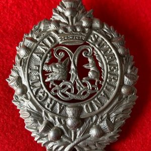 Renfrew Volunteers Glengarry Badge