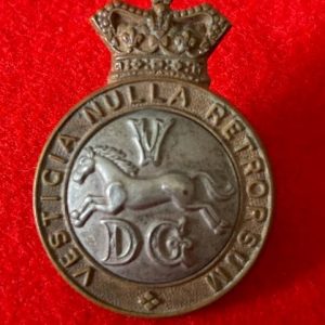 VICTORIAN 5th Dragoon Guards Cap Badge