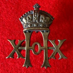 20th Hussars Cap Badge