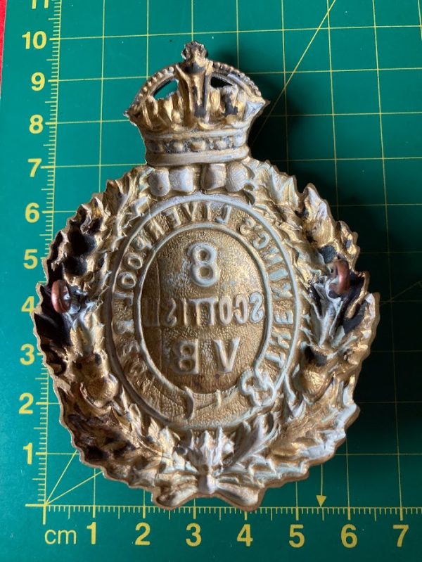 8th Scottish VB headdress badge