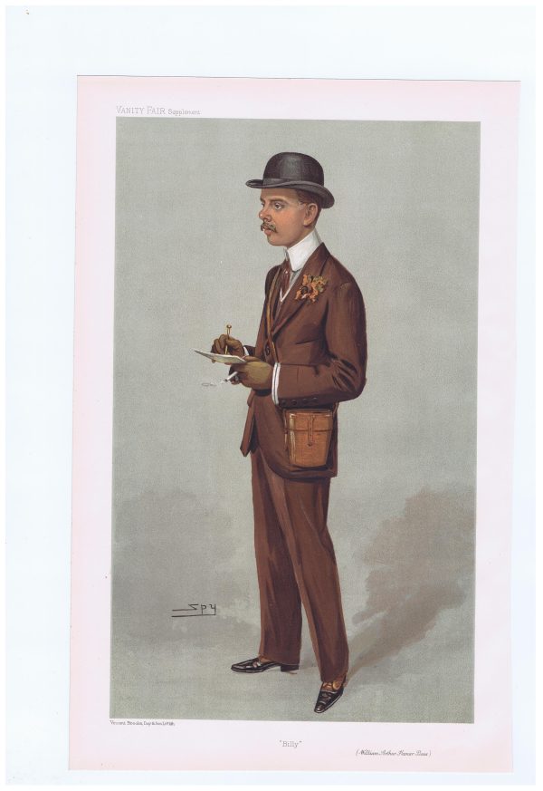 Original Vanity Fair print 1905 of William Arthur Hamar Bass