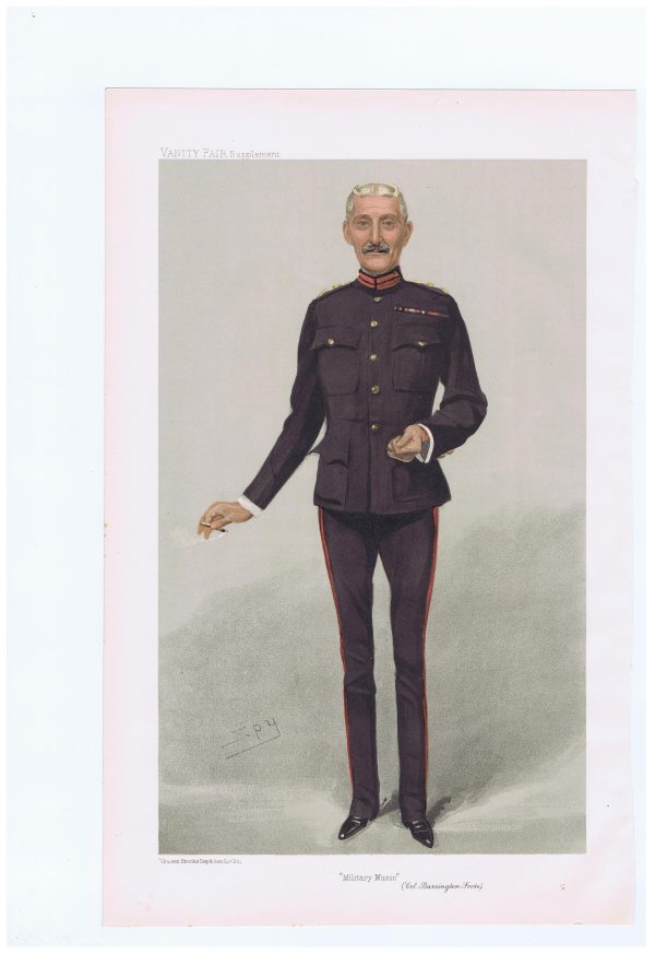 Vanity Fair Print 1905 Colonel Barrington Foote
