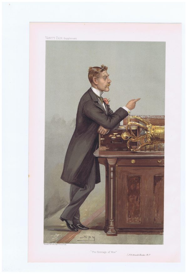 Vanity Fair print 1905 of Hugh Oakeley Arnold-Forster