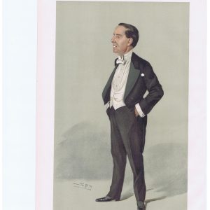 Original Vanity Fair print 1905 of Weedon Grossmith