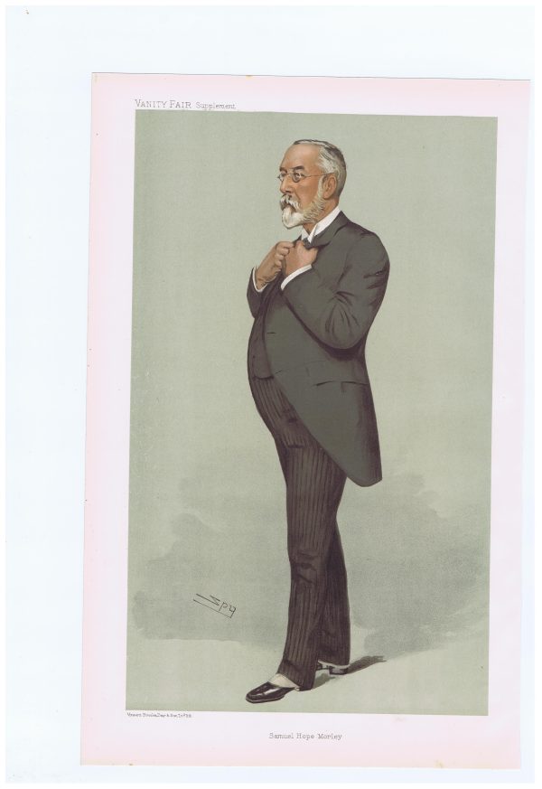 Original Vanity Fair print 1905 of Samuel Hope Morley