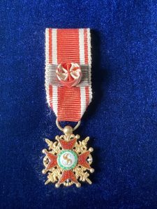 Order of St Stanislaus to Brig General Frank Graham Marsh