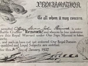 later King George VI and Queen Elizabeth Queen Mother original signatures
