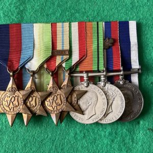 H.M.S. Barham Long Service Medal Group