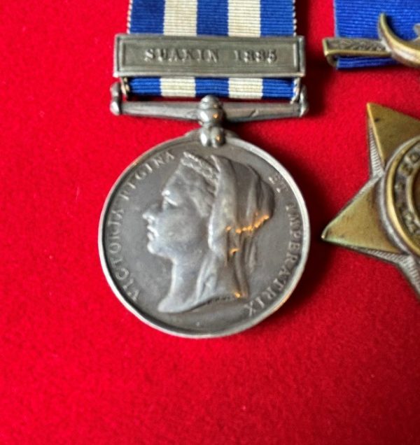 Egypt Medal Pair to 1st Battalion Coldstream Guards to 5619 PTE. J. FARMER. 1/COLD GDS.