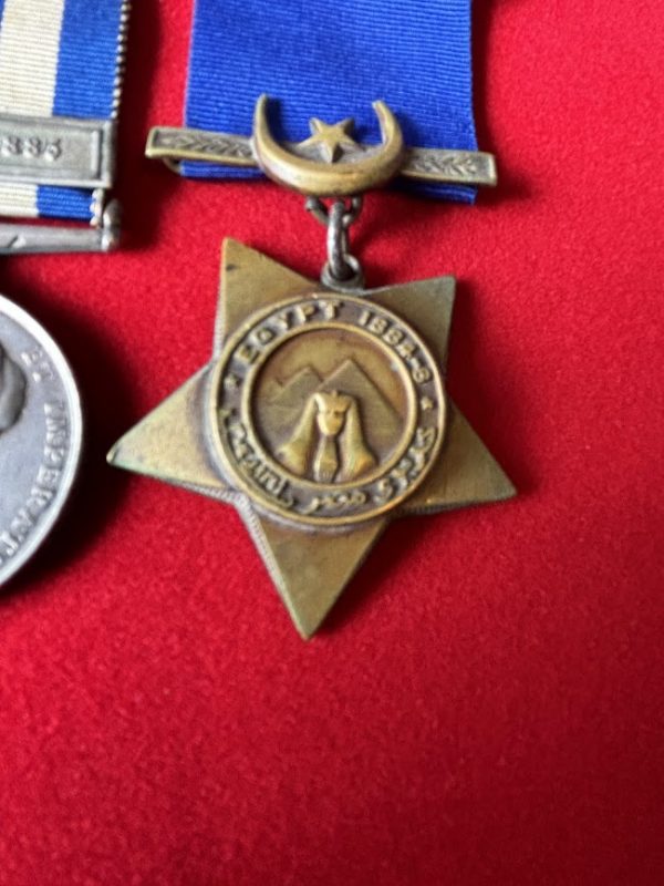 Egypt Medal Pair to 1st Battalion Coldstream Guards to 5619 PTE. J. FARMER. 1/COLD GDS.