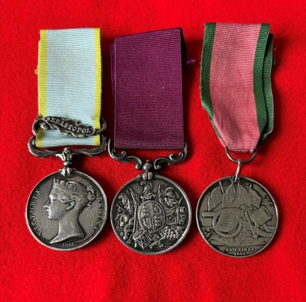 Crimean War Long Service medal group to Margate born Joseph Farley of 13th Brigade, Royal Artillery