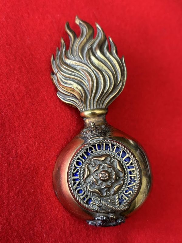 Victorian Royal Fusiliers Officers Busby Badge
