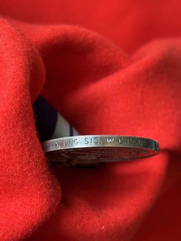 HMS Satyr DSM medal